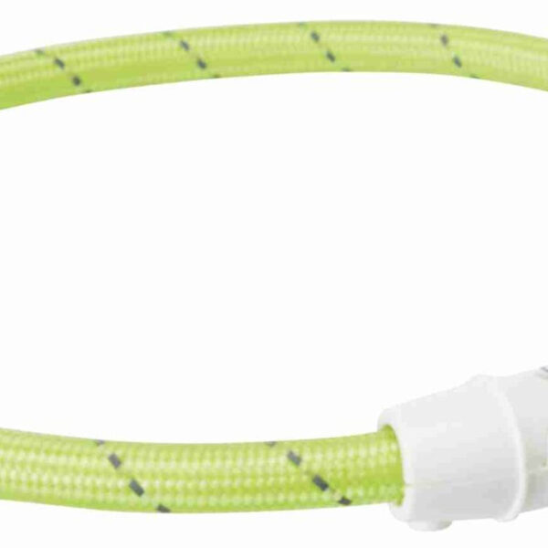 Zgarda LED Verde Trixie, Încărcare USB, L-XL 65 cm, 12702