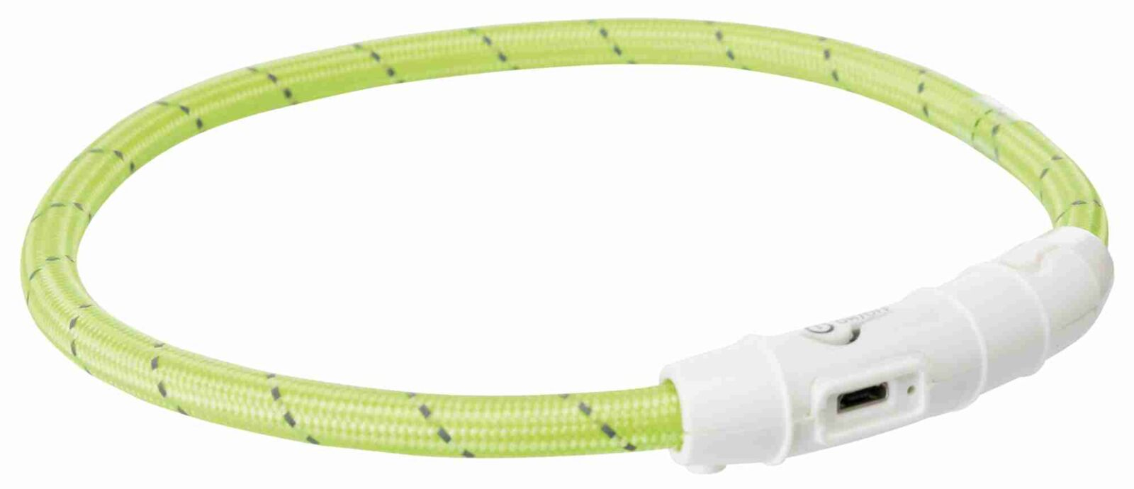 Zgarda LED Verde Trixie, Încărcare USB, L-XL 65 cm, 12702 Zgarda LED Verde Trixie, Încărcare USB, L-XL 65 cm, 12702