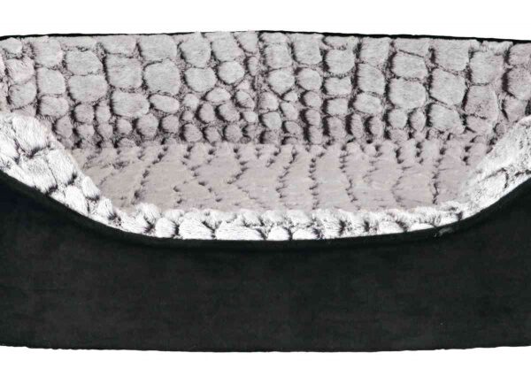Pat pentru Pisici Trixie Lino Vital 60x45 cm, Negru/Gri