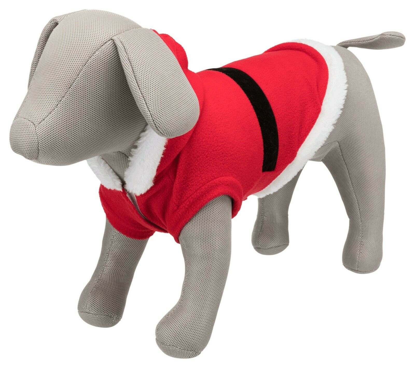 Haină Costum Moș Crăciun pentru Câini XS, 30 cm, Roșie Trixie Haină Costum Moș Crăciun pentru Câini XS, 30 cm, Roșie Trixie