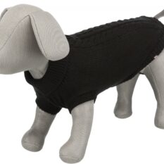 Pulover pentru câini Kenton Negru, L: 55 cm, Trixie - confort și stil