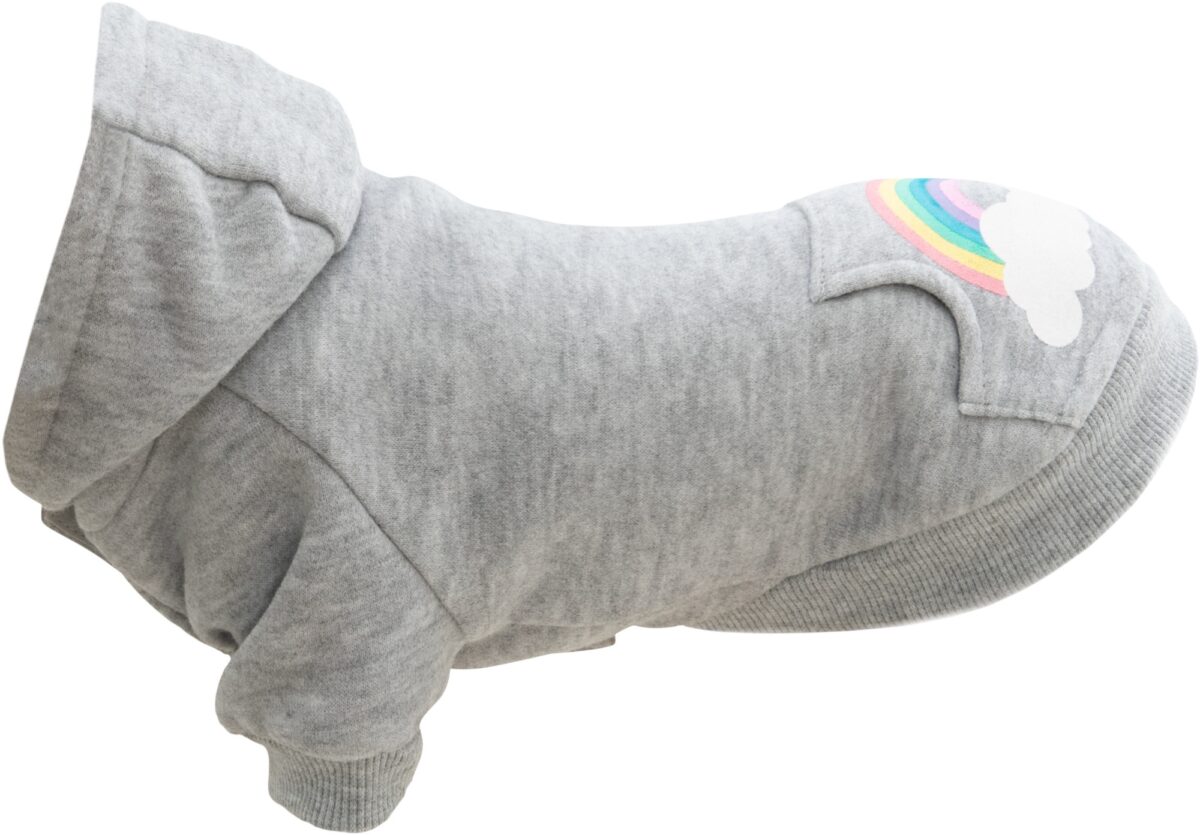 Hanorac pentru câini Trixie Rainbow Falls, Gri, XXS, 24 cm