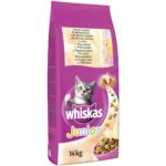 Whiskas Junior Uscat pentru Pisici, Pui, 14 kg - Hrana Nutritivă