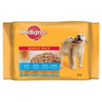 Hrana Umedă pentru Câini Pedigree Junior cu Pui și Vită 4x100g