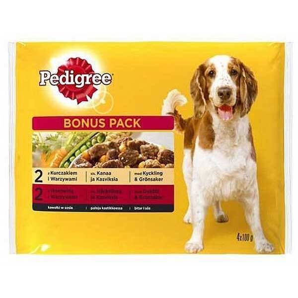 Hrana Umedă pentru Câini Pedigree Vital Adult cu Carne și Morcovi