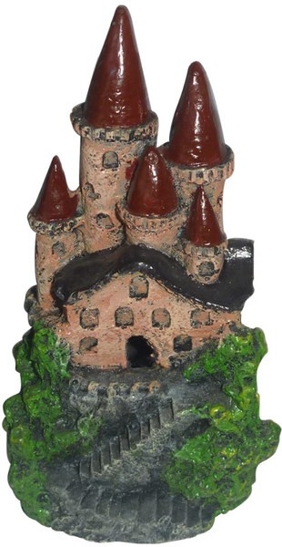 Castel Decorativ pentru Acvariu Happet, 14 cm, Rășină Poliester Castel Decorativ pentru Acvariu Happet, 14 cm, Rășină Poliester