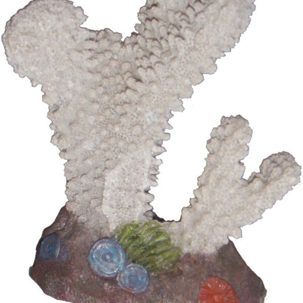 Decor Coral pentru Acvariu Happet, Poliester, 8x5x10 cm