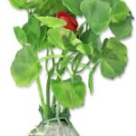 Planta Artificială Verde pentru Acvariu, 10 cm, Blister Happet