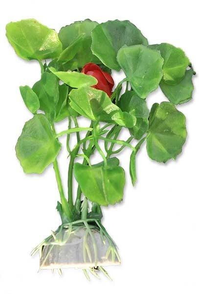 Planta Artificială Verde pentru Acvariu, 10 cm, Blister Happet