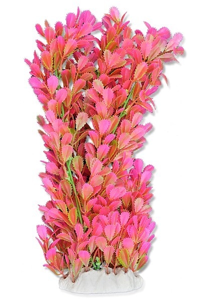 Planta Artificială Happet pentru Acvariu, 40 cm, Verde/Roz Planta Artificială Happet pentru Acvariu, 40 cm, Verde/Roz