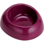 Castron Oval Plastic Violet 0,8 l pentru Pisici și Câini - Happet
