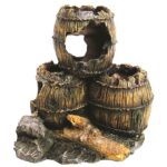 Butoaie Antice pentru Acvariu - Decor Natural 13 cm Happet