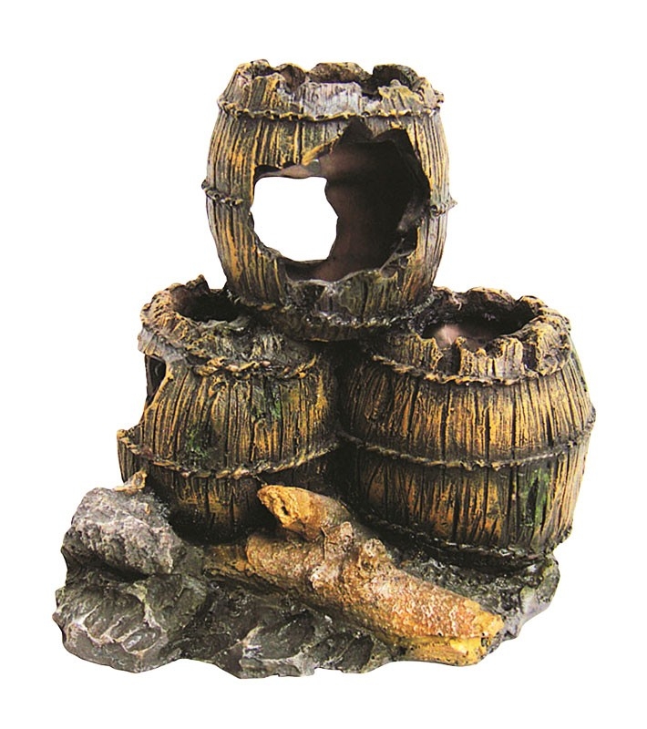 Butoaie Antice pentru Acvariu - Decor Natural 13 cm Happet Butoaie Antice pentru Acvariu - Decor Natural 13 cm Happet