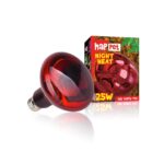 Bec de Încălzire Nocturnă Happet 25W pentru Terariu cu Raze UVA