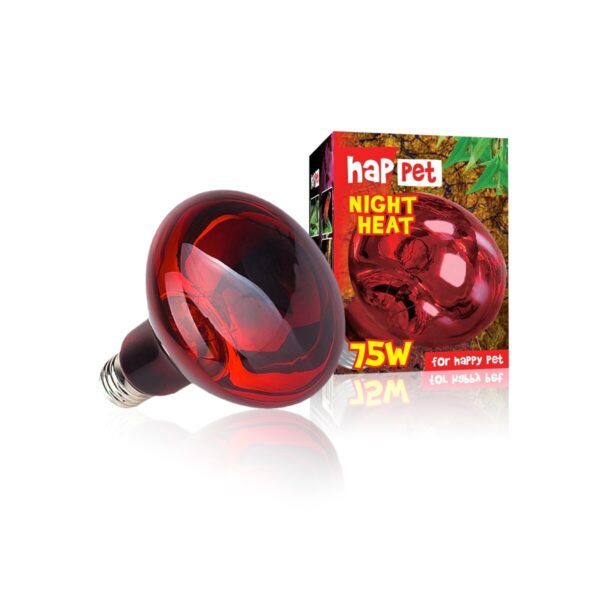 Bec Incalzire Nocturna pentru Terariu 75W, Raze UVA Happet