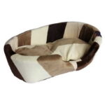 Culcuș Oval Plus Exotic-K pentru câini 46x36 cm, confortabil și moale