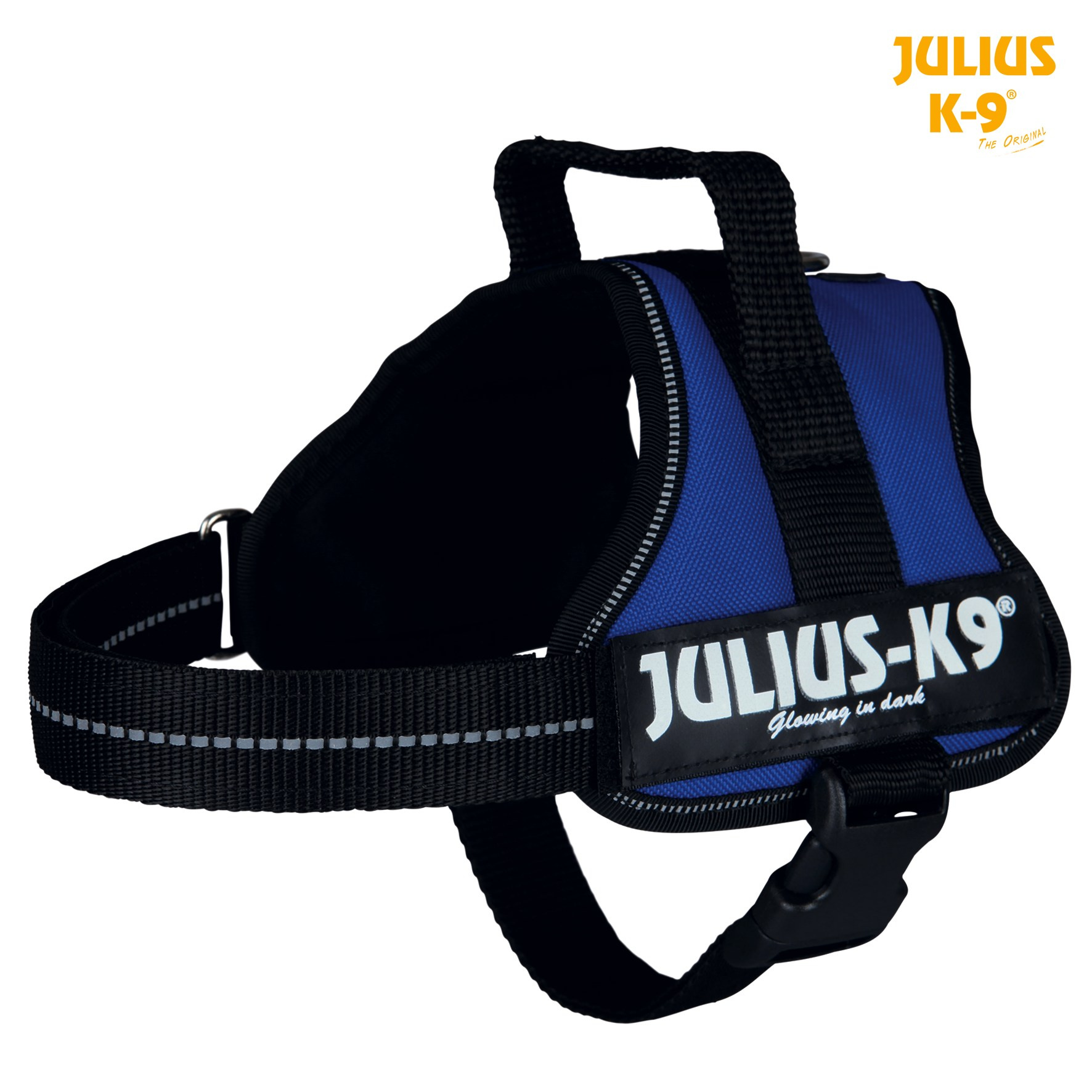 Ham Julius K9 Mini/S Albastru, 51-67 cm – Rezistent și Impermeabil Ham Julius K9 Mini/S Albastru, 51-67 cm – Rezistent și Impermeabil
