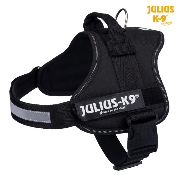 Ham Julius K9 Power Negru, Mărimea 0 (58-76 cm) pentru câini