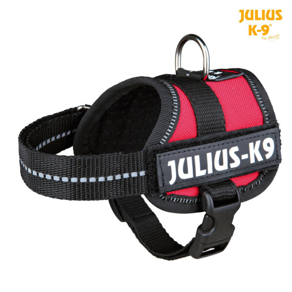 Ham Julius K9 Baby 3XS - Rezistent, Impermeabil, Ajustabil, Roșu