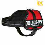 Ham ergonomic Julius K-9 Power 2XS roșu, 33-45 cm, reglabil
