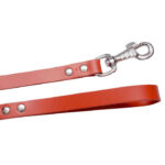 Lesa din Piele pentru Câini Exotic-K, 1m, Roșie, 1.2cm lățime