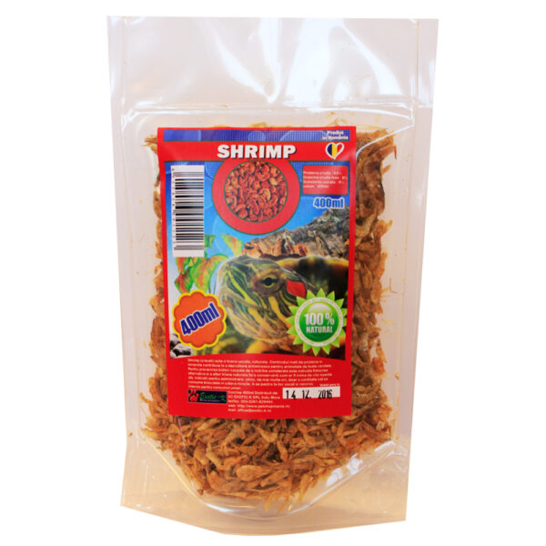 Hrană naturală pentru creveți Exotic-K 400 ml - bogată în proteine