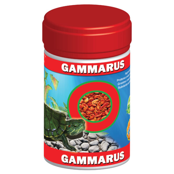 Hrană uscată naturală Exo Gammarus 120 ml pentru broaște și pești