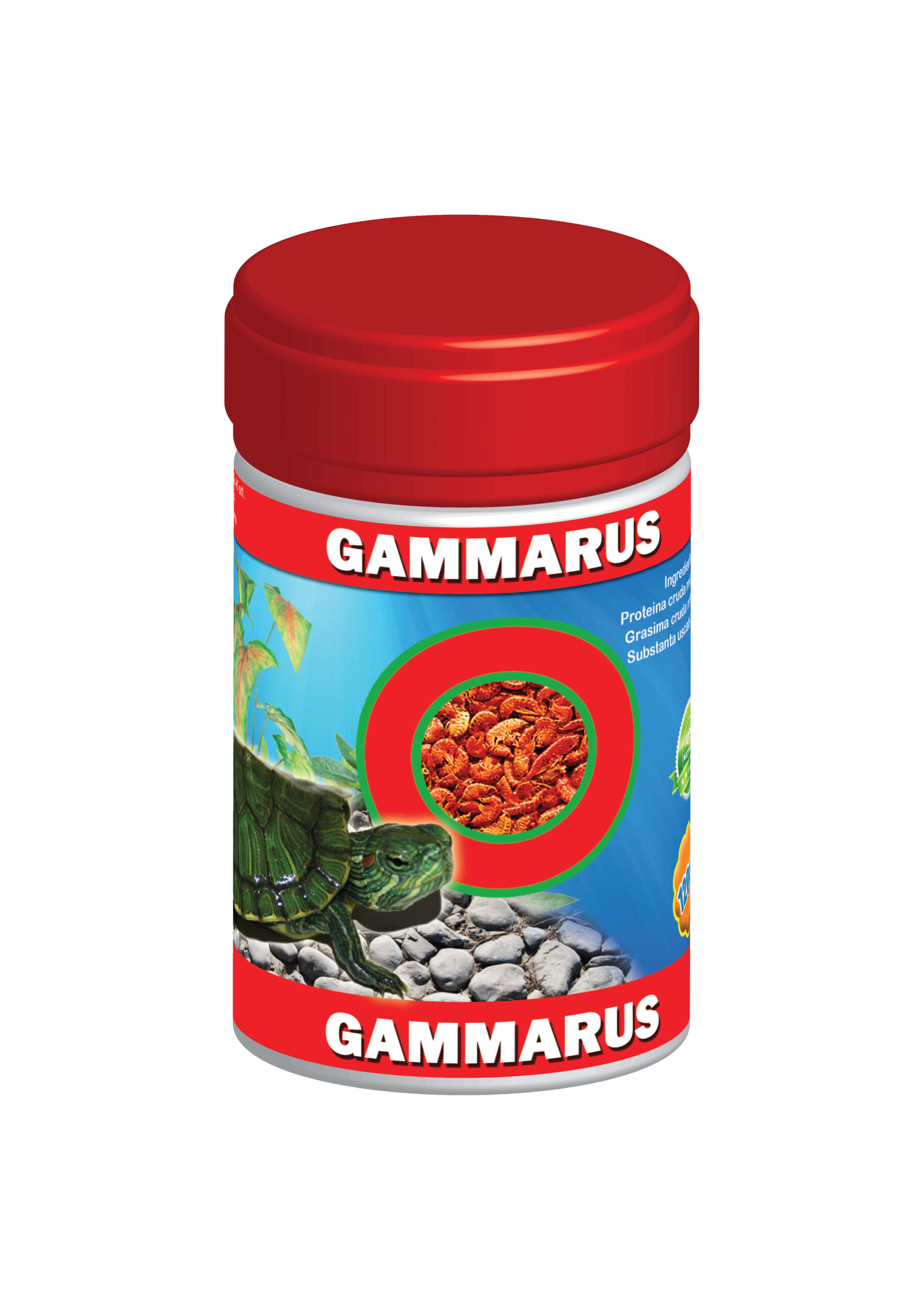 Hrană uscată naturală Exo Gammarus 120 ml pentru broaște și pești Hrană uscată naturală Exo Gammarus 120 ml pentru broaște și pești
