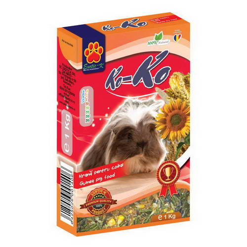 Hrana Premium pentru Cobai Ko-Ko, 1 kg - Exotic-K