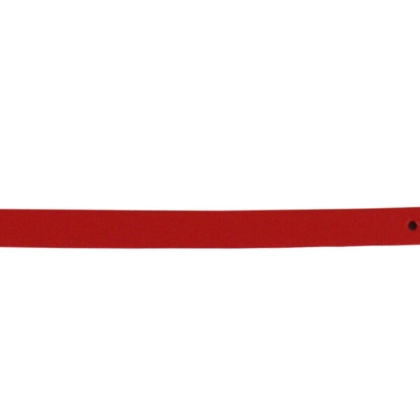 Zgarda simplă roșie Exotic-K 1.2/37 cm pentru câini