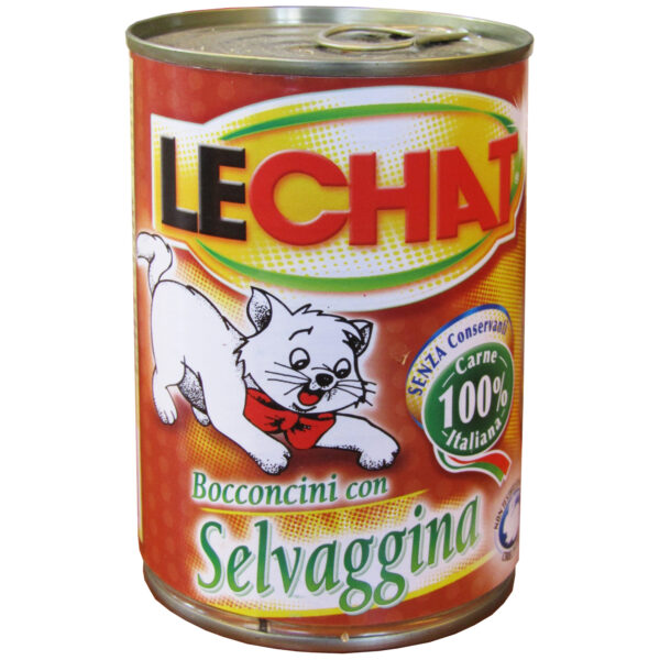 Hrana Umedă LeChat pentru Pisici cu Vânat - 400 g, Nutriție Sănătoasă