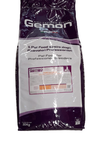 Gemon Dog Junior cu Pui și Orez 20 kg - Aliment Complect pentru Câini