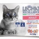 Hrana Umedă Monge pentru Pisici LeChat Excellence cu Vită și Somon