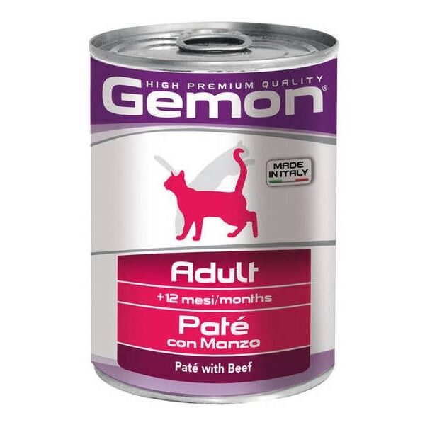 Hrana Umedă Gemon pentru Pisici cu Vită, 400g - Nutriție și Hidratare