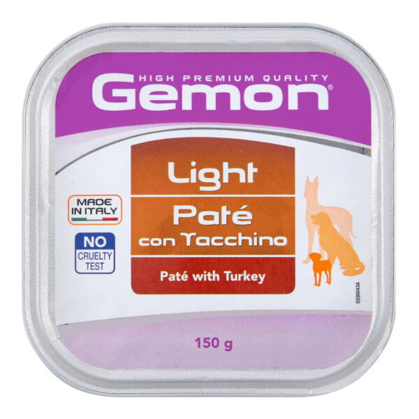 Hrana Umedă Monge Gemon pentru Câini cu Curcan, 150 g, Adult