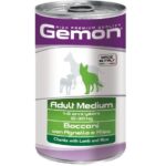Hrana Umedă Gemon pentru Câini Medii cu Miel și Orez, 1250 g