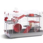 Cusca pentru Hamsteri Spinky FOP cu Accesorii, 58x32x46 cm