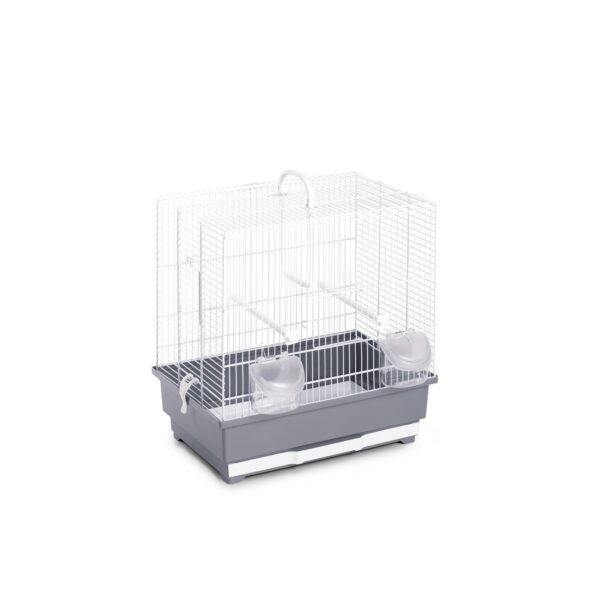 Colivie pentru păsări Alfa 3 Bianca, metalică, 40x27x48 cm FOP