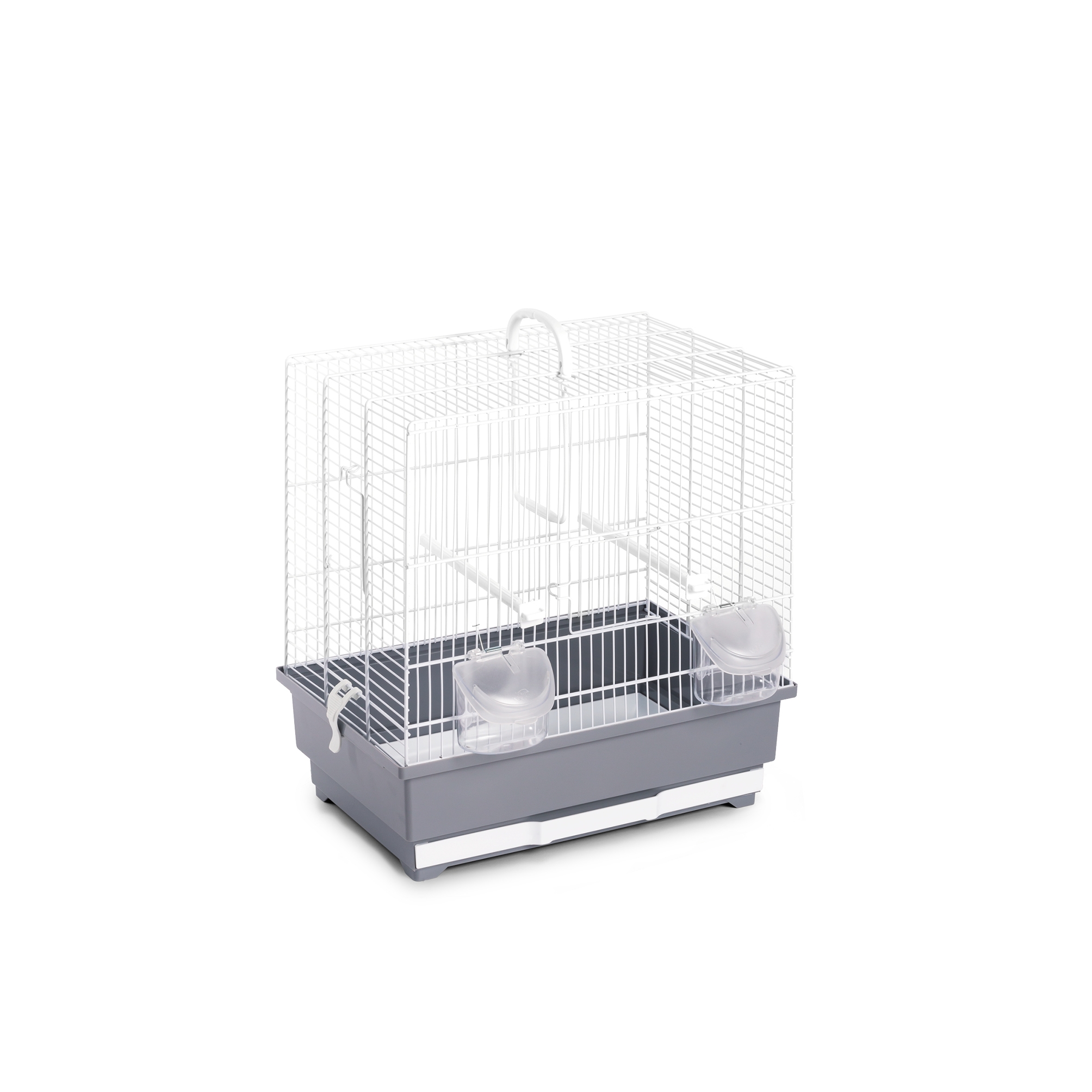 Colivie pentru păsări Alfa 3 Bianca, metalică, 40x27x48 cm FOP Colivie pentru păsări Alfa 3 Bianca, metalică, 40x27x48 cm FOP