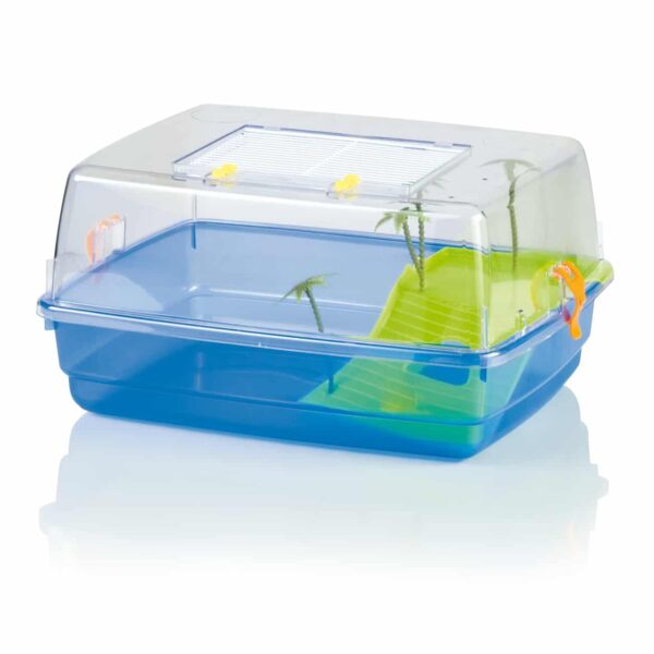 Bazin pentru testoase FOP cu capac, plastic, 42x34x22 cm