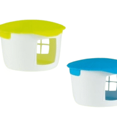 Căsuță din Plastic pentru Rozătoare - 16x15x10 cm, Diverse Culori