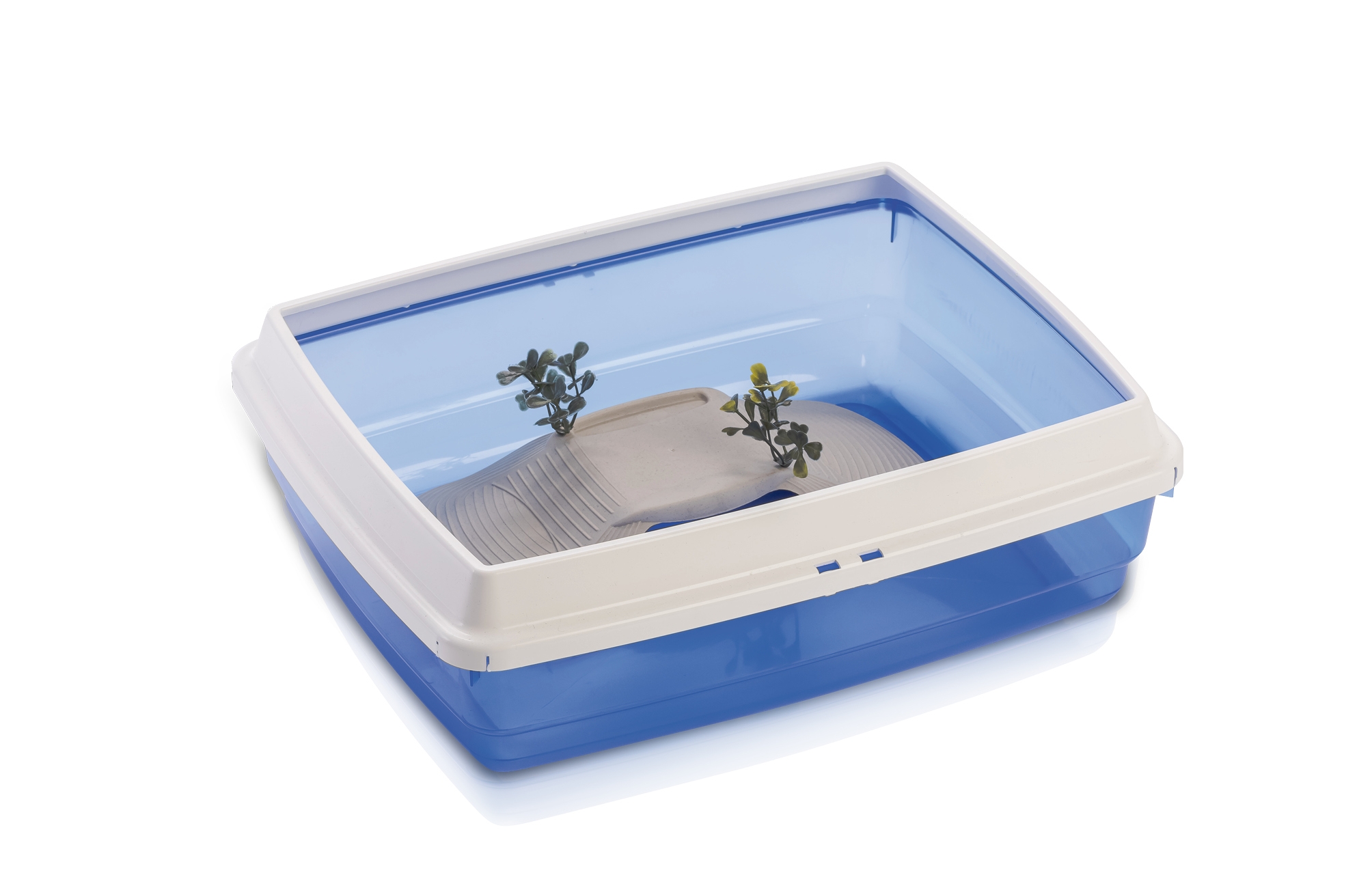 Bazin pentru Testoase FOP, 42 x 33 x 14 cm, cu Rama și Accesorii Bazin pentru Testoase FOP, 42 x 33 x 14 cm, cu Rama și Accesorii