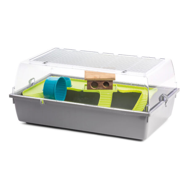 Cusca pentru Rozătoare FOP Tamburino Fun cu Capac, Plastic, 75x47 cm