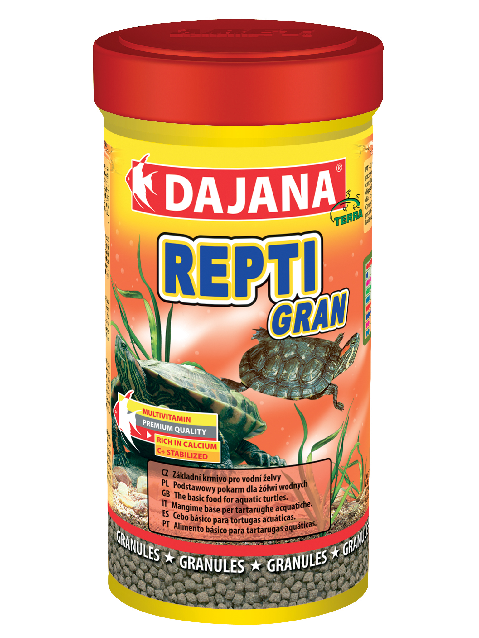 Hrana Granulată Dajana pentru Testoase - 100 ml, Nutriție Completa Hrana Granulată Dajana pentru Testoase - 100 ml, Nutriție Completa