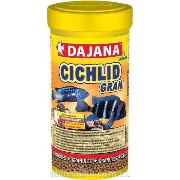 Granule hrana pentru ciclizi Dajana Pet 100 ml - digestie optima