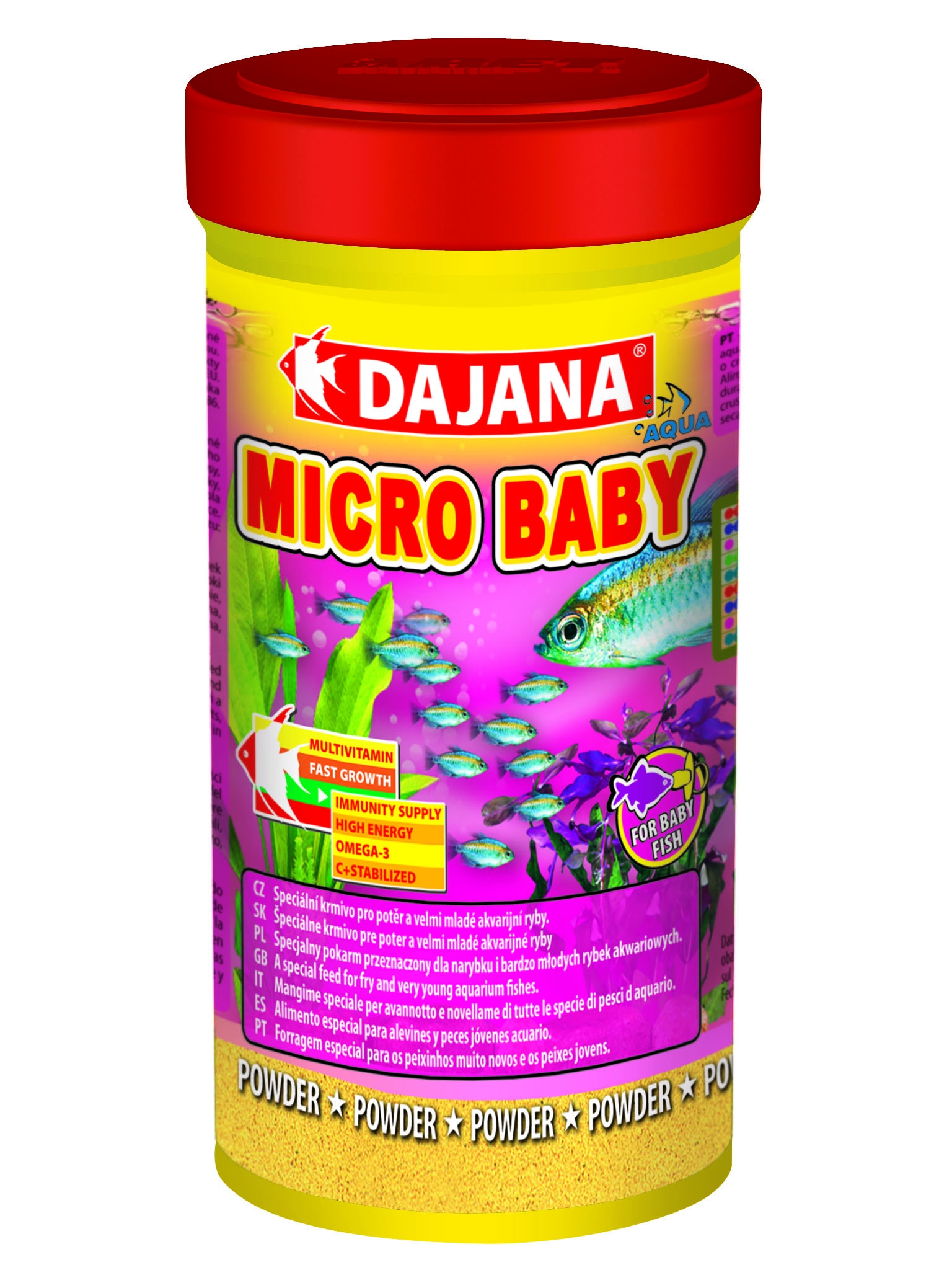 Hrana lichidă Micro Baby 250ml pentru pești - Dajana Pet Hrana lichidă Micro Baby 250ml pentru pești - Dajana Pet
