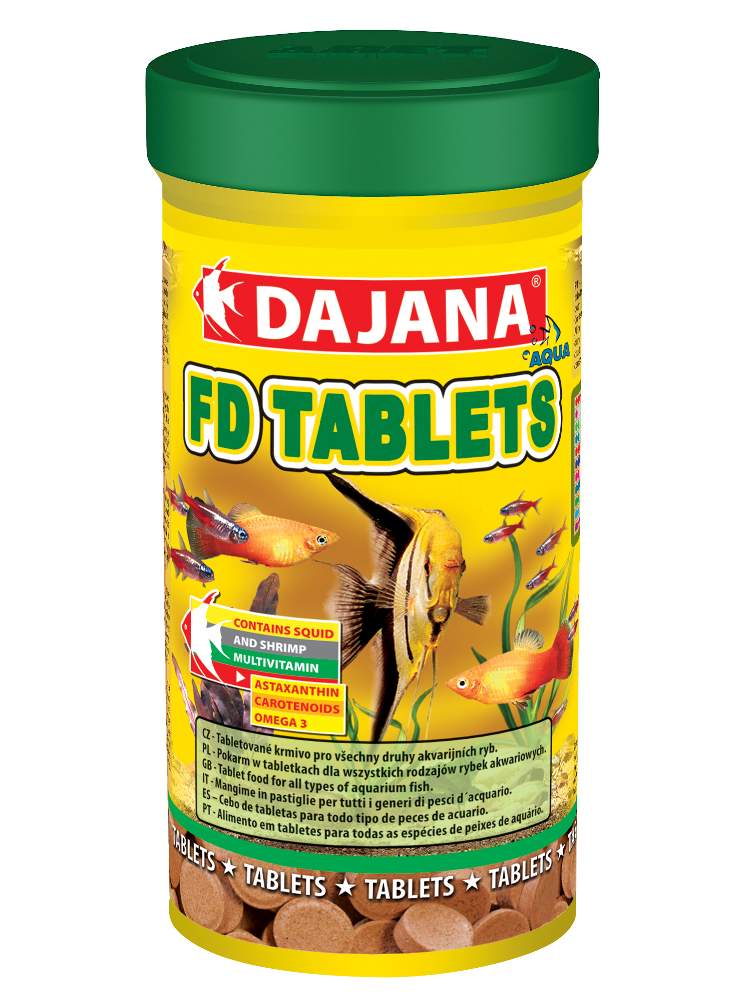 Tablete hrănitoare pentru pești ornamentali Dajana Pet 100 ml Tablete hrănitoare pentru pești ornamentali Dajana Pet 100 ml