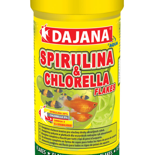 Hrana pentru pești Dajana Pet - Spirulina & Chlorella 100 ml