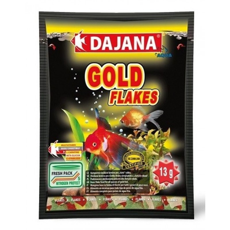 Hrana pentru Pești Aurii și Roșii - Dajana Gold 10g Hrana pentru Pești Aurii și Roșii - Dajana Gold 10g