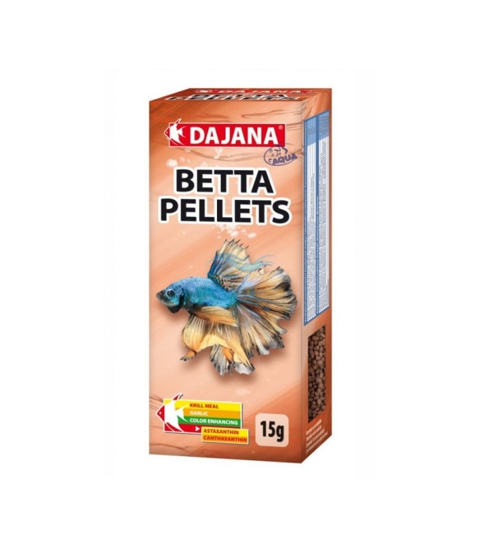 Granule Betta Dajana Pet 35 ml pentru Pești Betta Granule Betta Dajana Pet 35 ml pentru Pești Betta